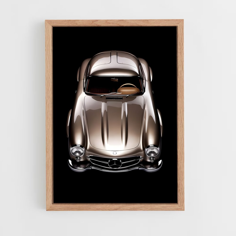 Poster superbe SL Gullwing – affiche Mercedes (vue 4)